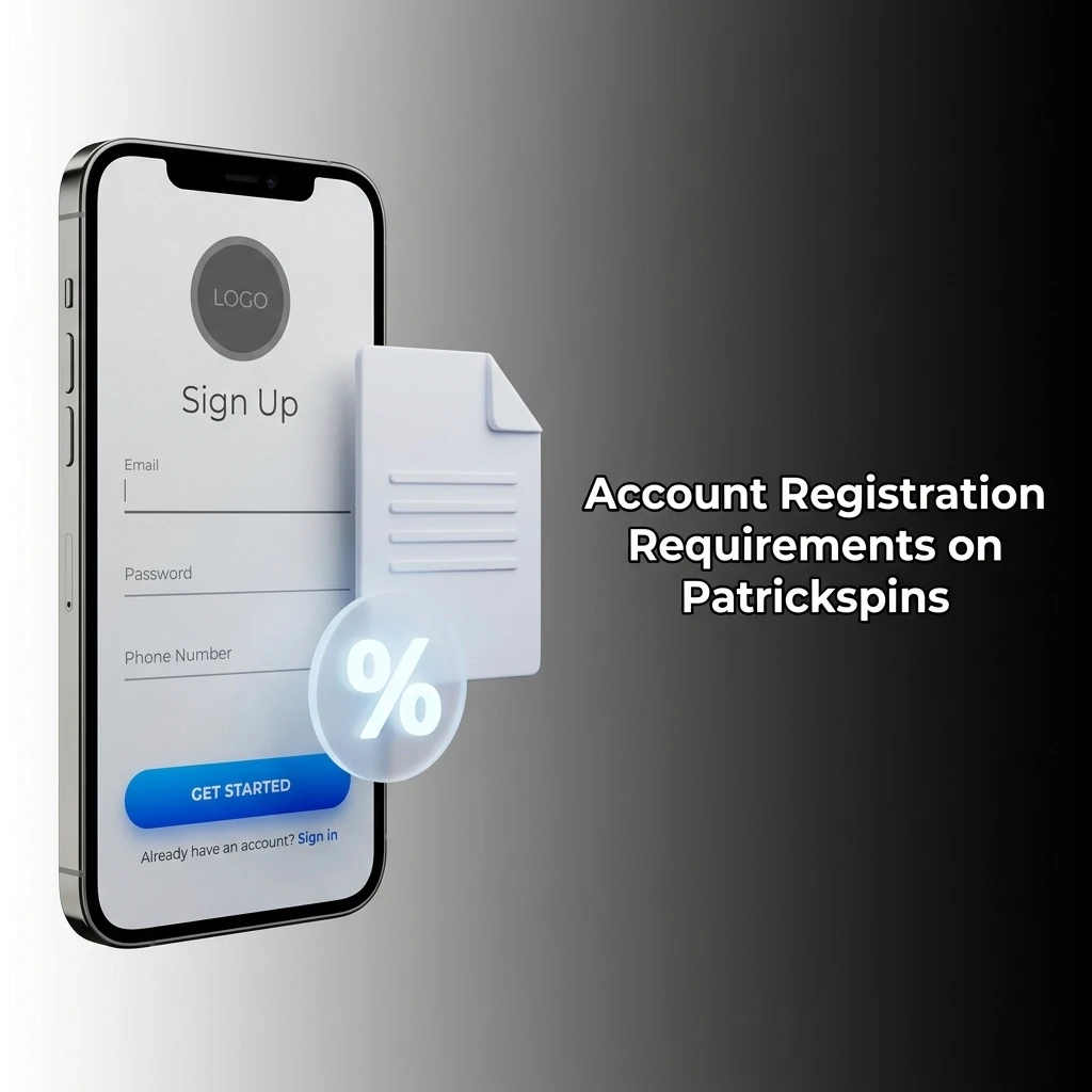 Patrickspins account registration requirements including age verification, identity checks, and UK gambling regulations compliance