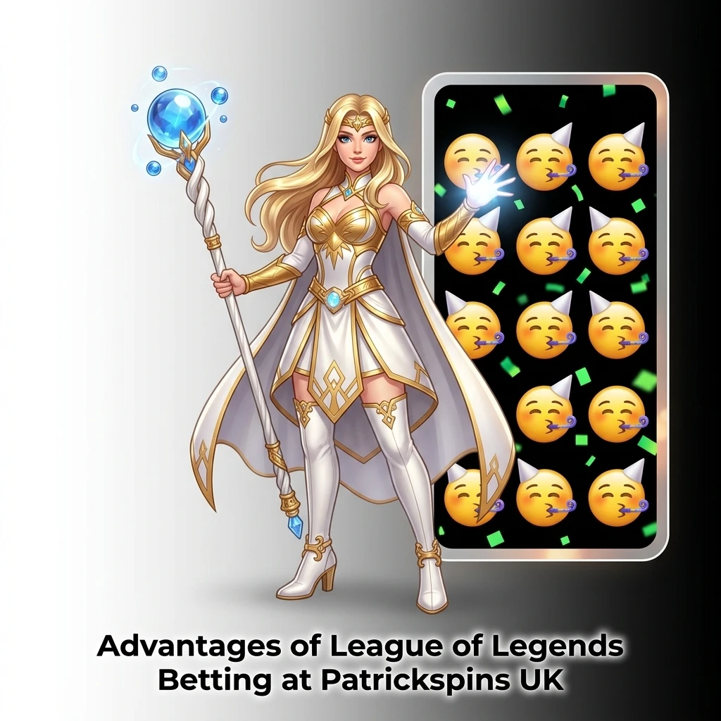 Patrickspins UK League of Legends betting advantages including bonuses, odds, mobile app and 24/7 support