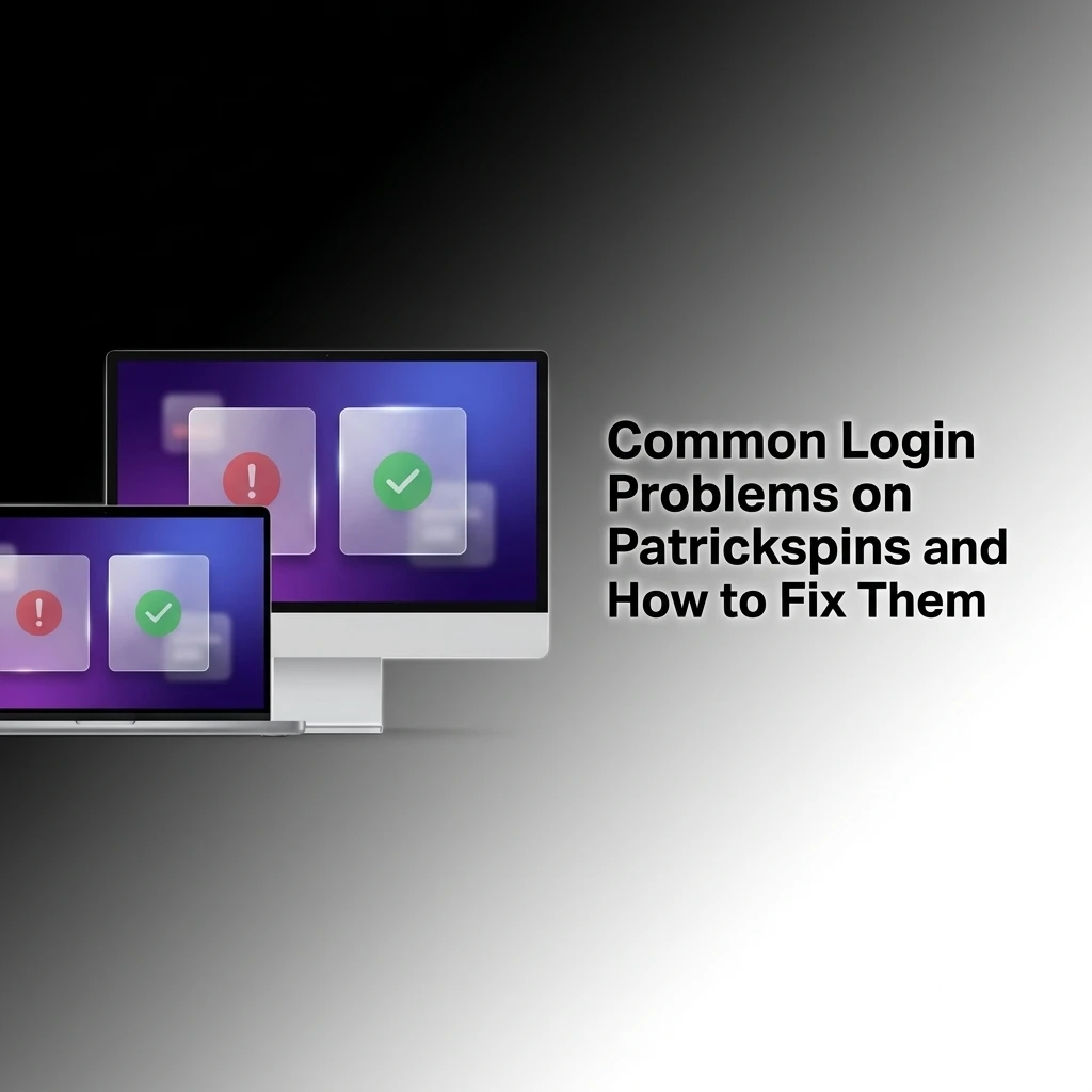 Table of common Patrickspins login problems including incorrect password, locked account, and 2FA issues with solutions