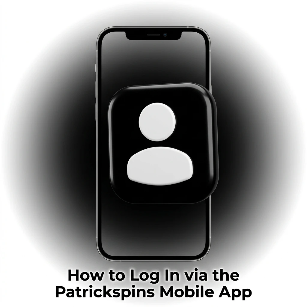 Patrickspins mobile app login screen on iPhone showing email and password fields with a Confirm button