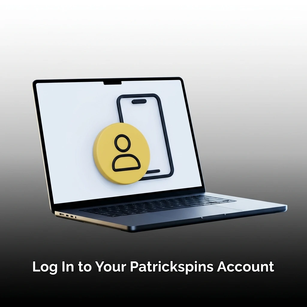 Patrickspins login page showing the sign-in form with email and password fields on the betting site homepage