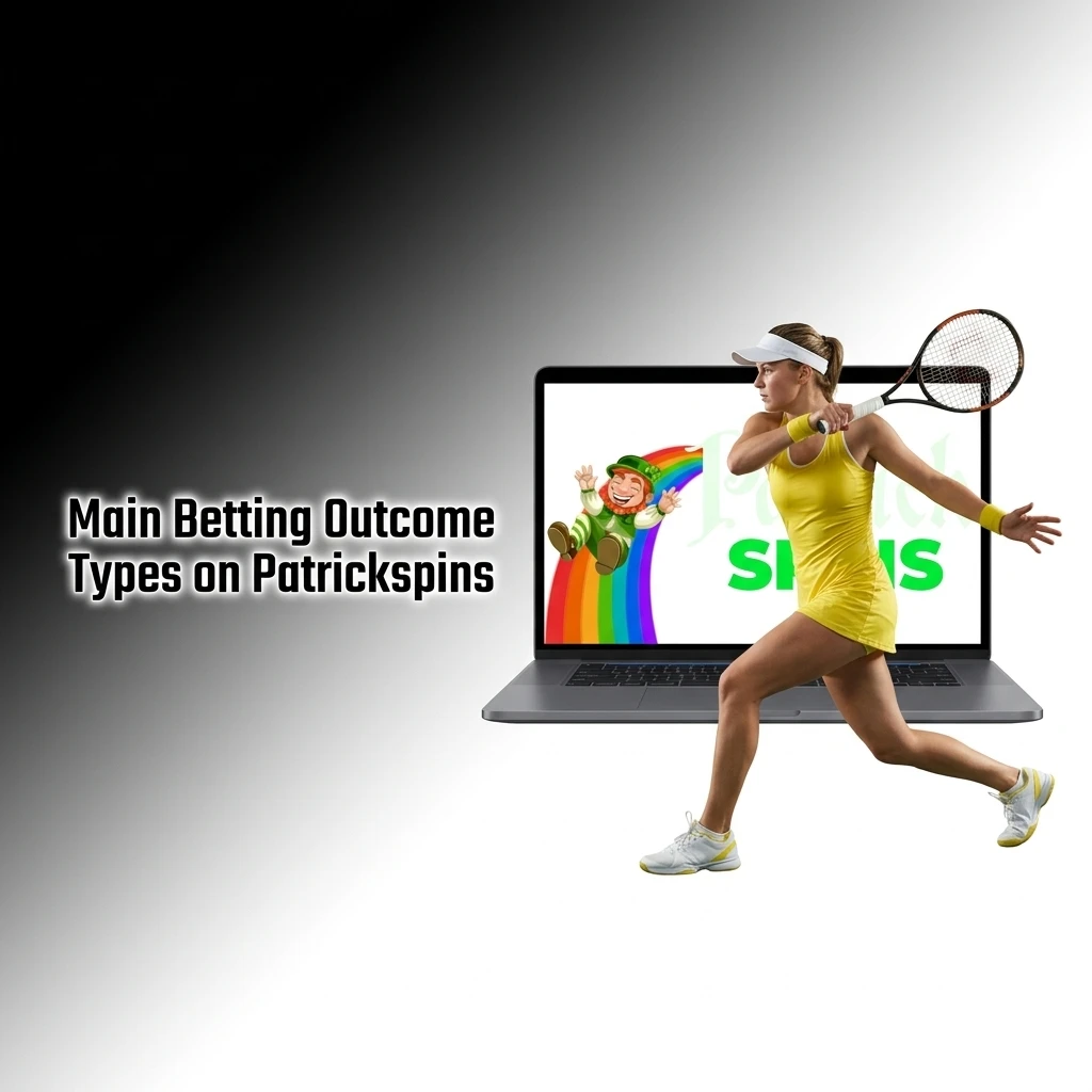 Diagram showing main betting outcome types on Patrickspins including 1X2, BTTS, Asian Handicap and Over Under