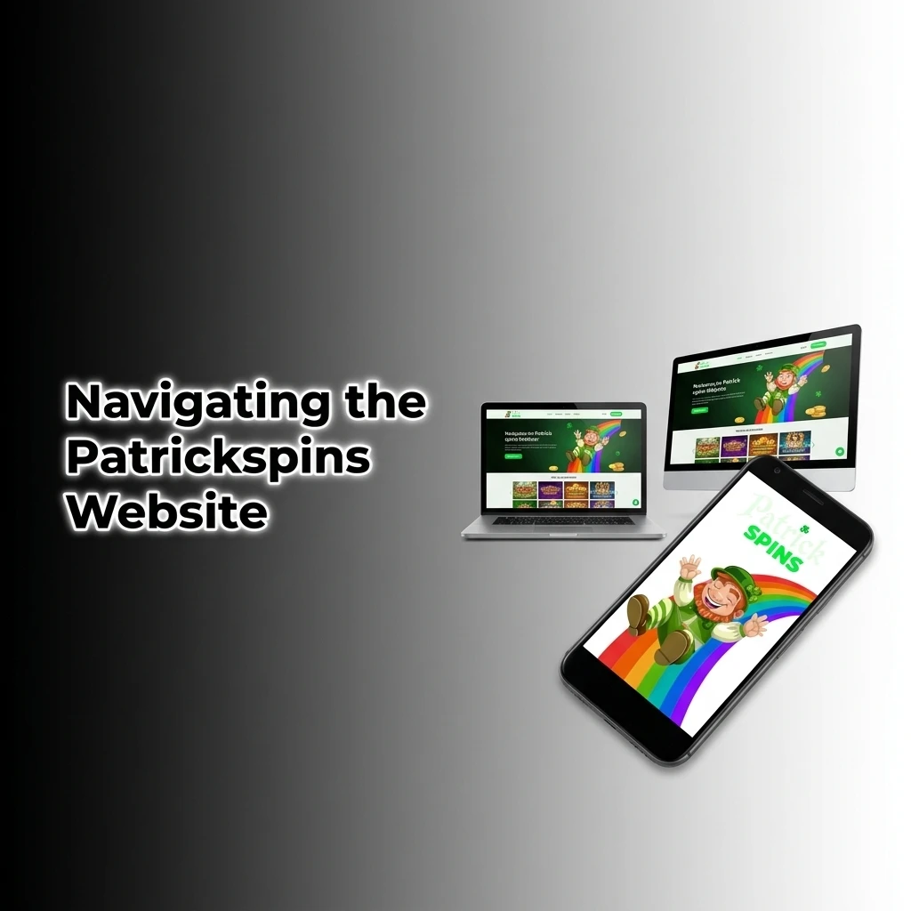Patrickspins website top navigation bar showing Sports, Live Betting, Casino and Promotions sections for UK users