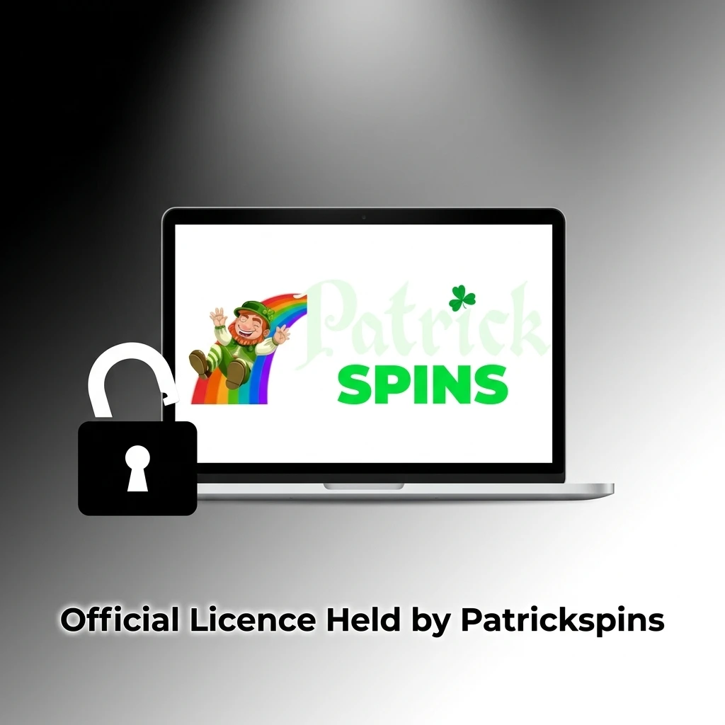 Patrickspins official gaming licence confirming legal compliance, fair play standards, and player fund protection for UK players