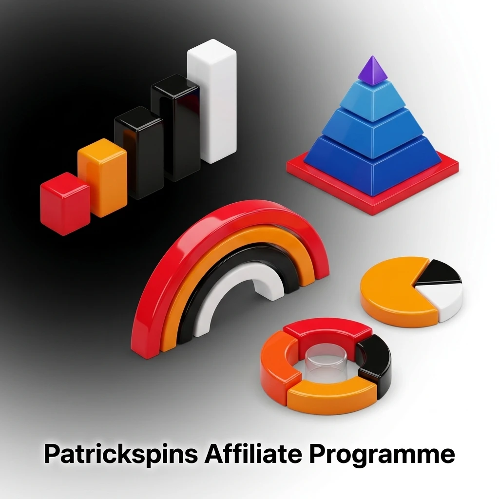 Patrickspins affiliate programme dashboard showing tracking links, revenue share terms and reporting tools for UK-based marketing partners