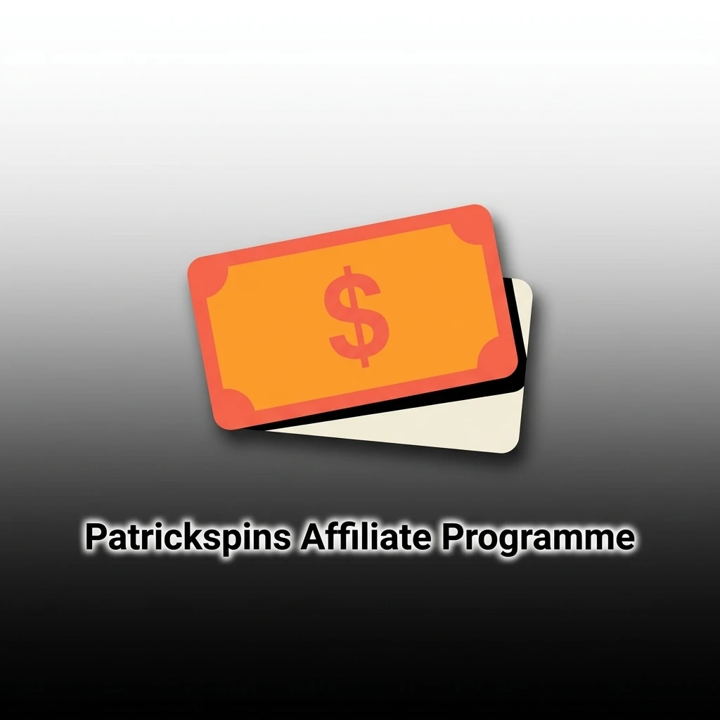 Patrickspins affiliate programme for content creators and marketers offering commission, tracking dashboard and promotional tools