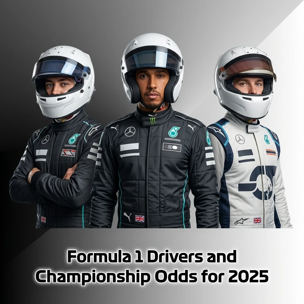 2025 F1 drivers, teams and championship odds including Verstappen at 3/1 and Hamilton at 4/1 with Ferrari