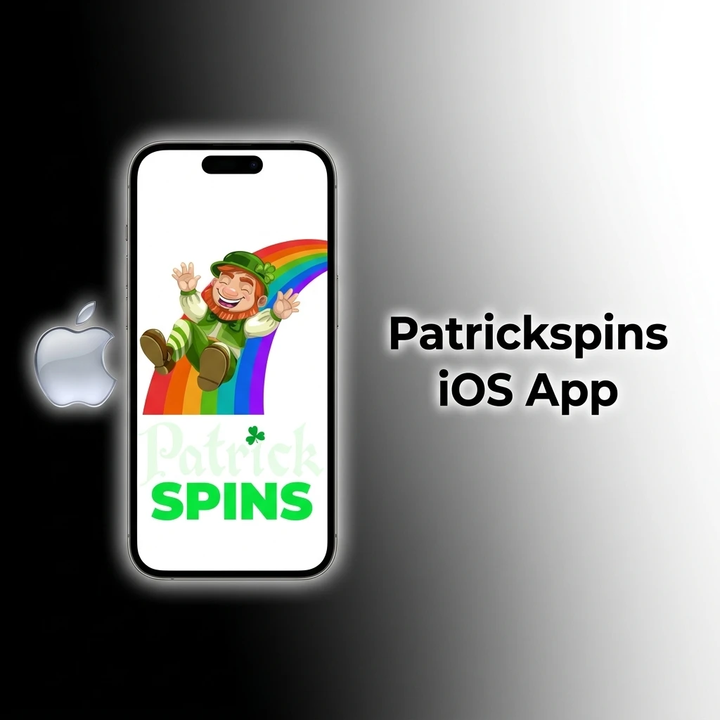 Patrickspins iOS app installation guide showing steps to add the mobile website to iPhone or iPad home screen via Safari