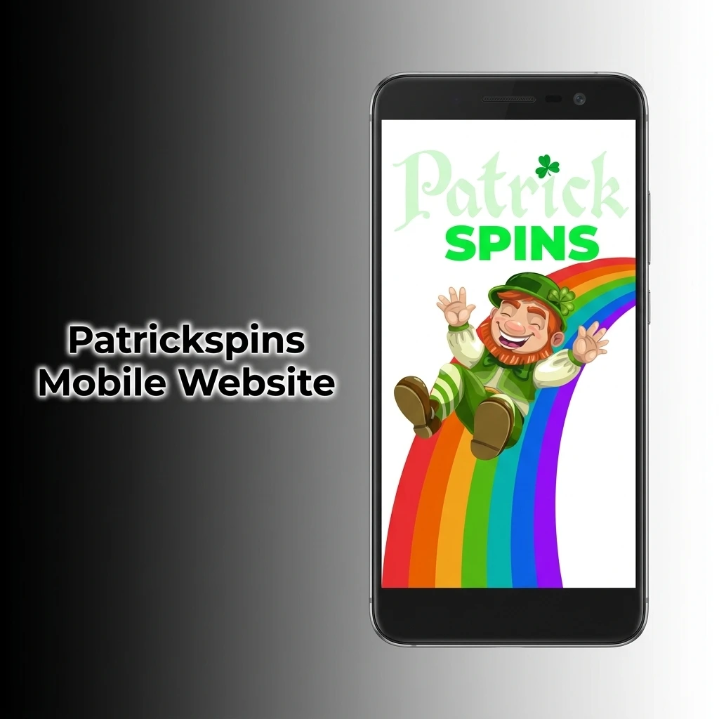 Patrickspins mobile website displayed on smartphone and tablet browsers for UK players with full betting and gaming access