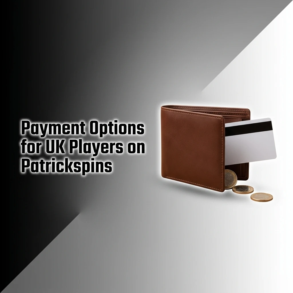 Patrickspins payment options for UK players including VISA, Mastercard and USDT ERC20 with secure encrypted transactions