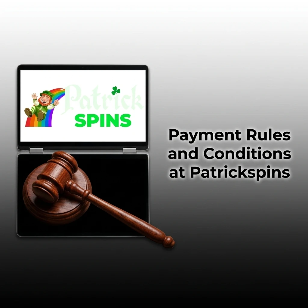 Patrickspins payment rules covering verification, limits, bonus wagering, and withdrawal conditions for players