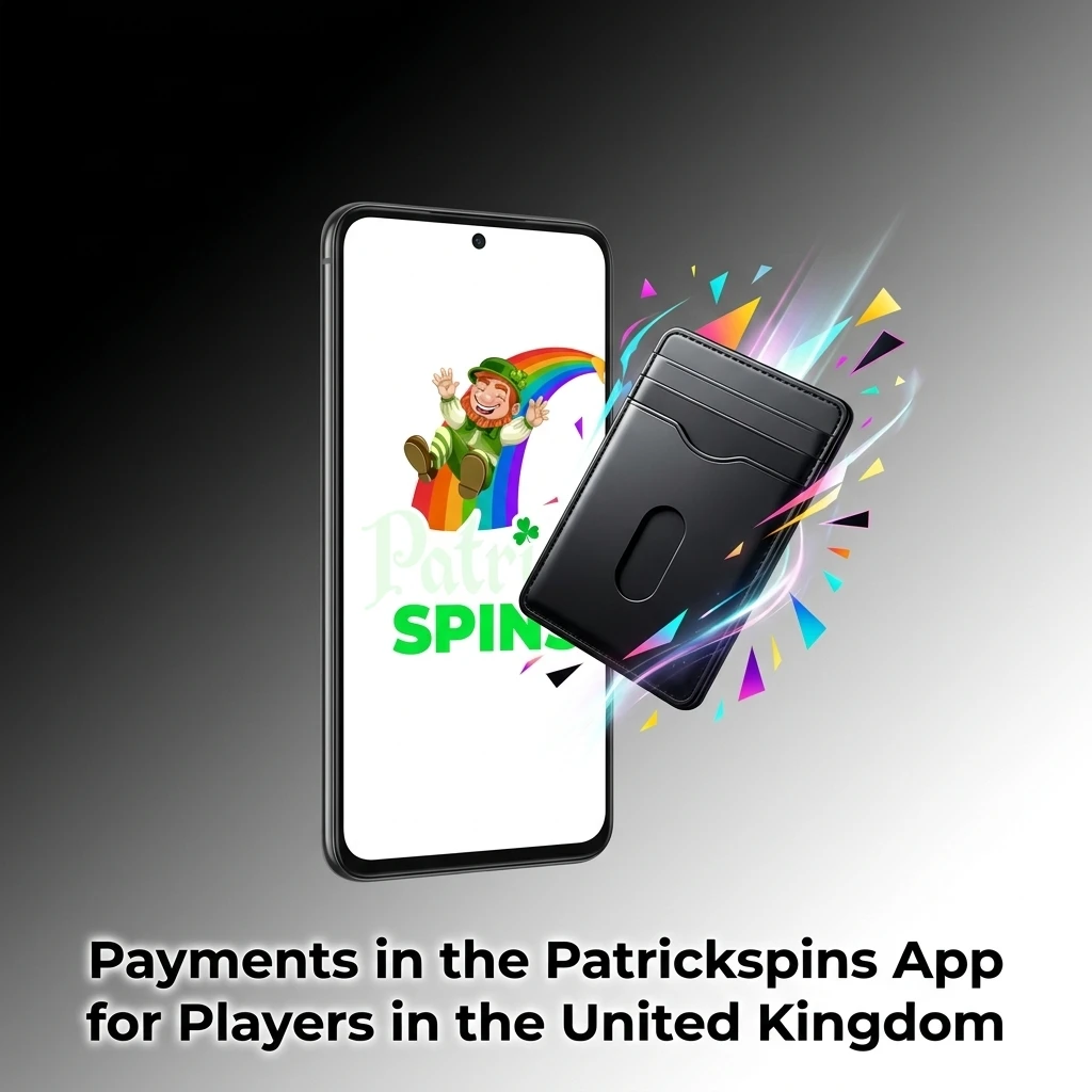Patrickspins app payment methods for UK players including VISA, Mastercard, and USDT ERC20 with secure transactions