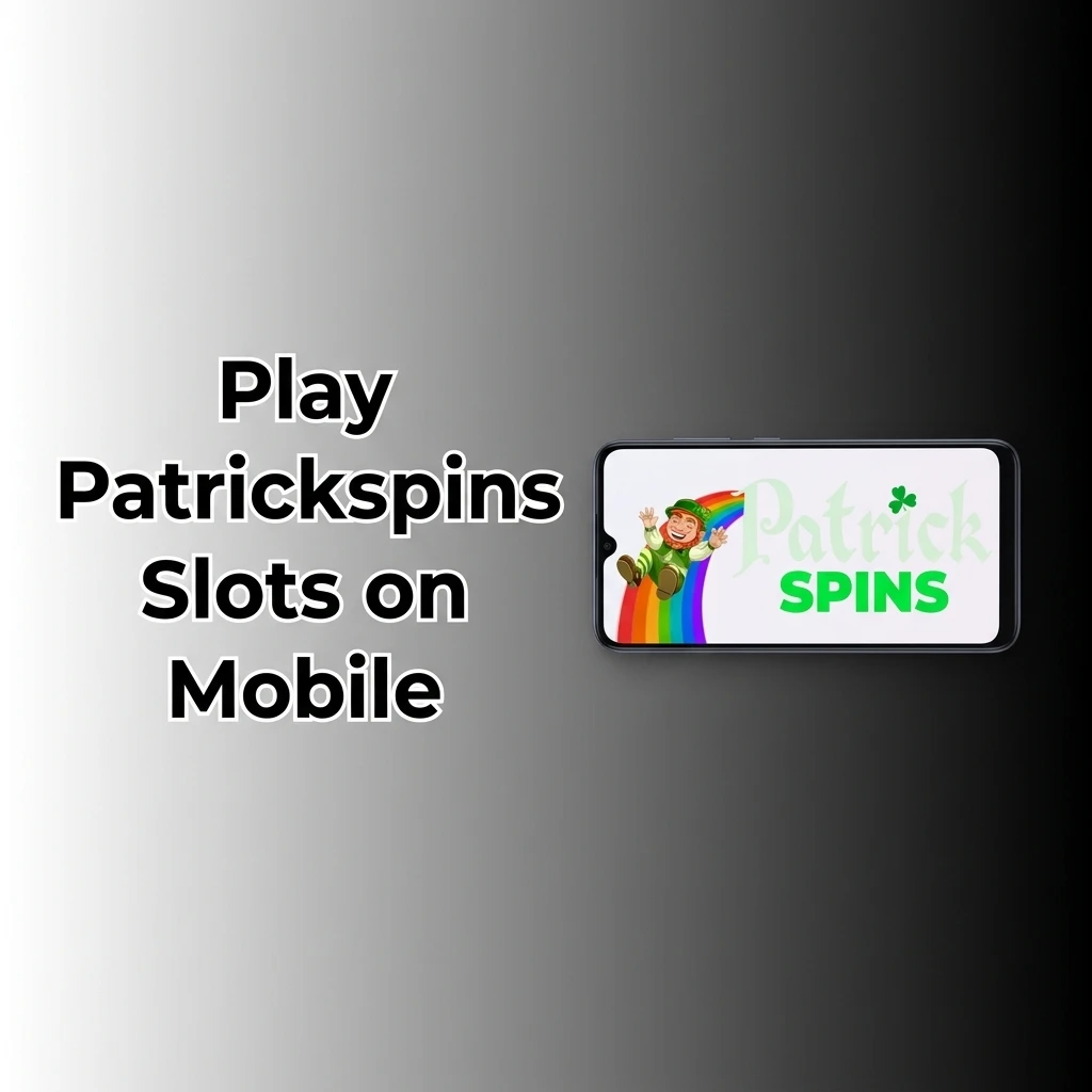 Patrickspins mobile slots app showing PWA installation, lobby navigation, and gameplay on Android and iOS devices
