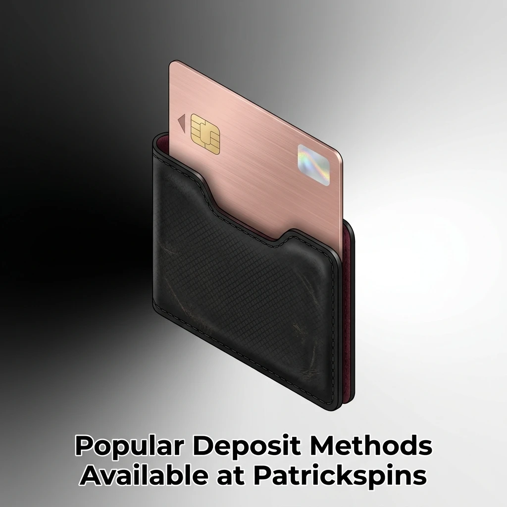 VISA, Mastercard, and USDT ERC20 deposit methods available at Patrickspins for UK players