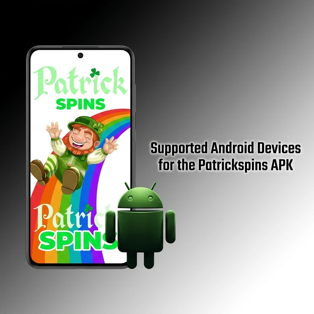 Table of Android devices compatible with Patrickspins APK, including Samsung, Sony, Google Pixel, and Xiaomi models