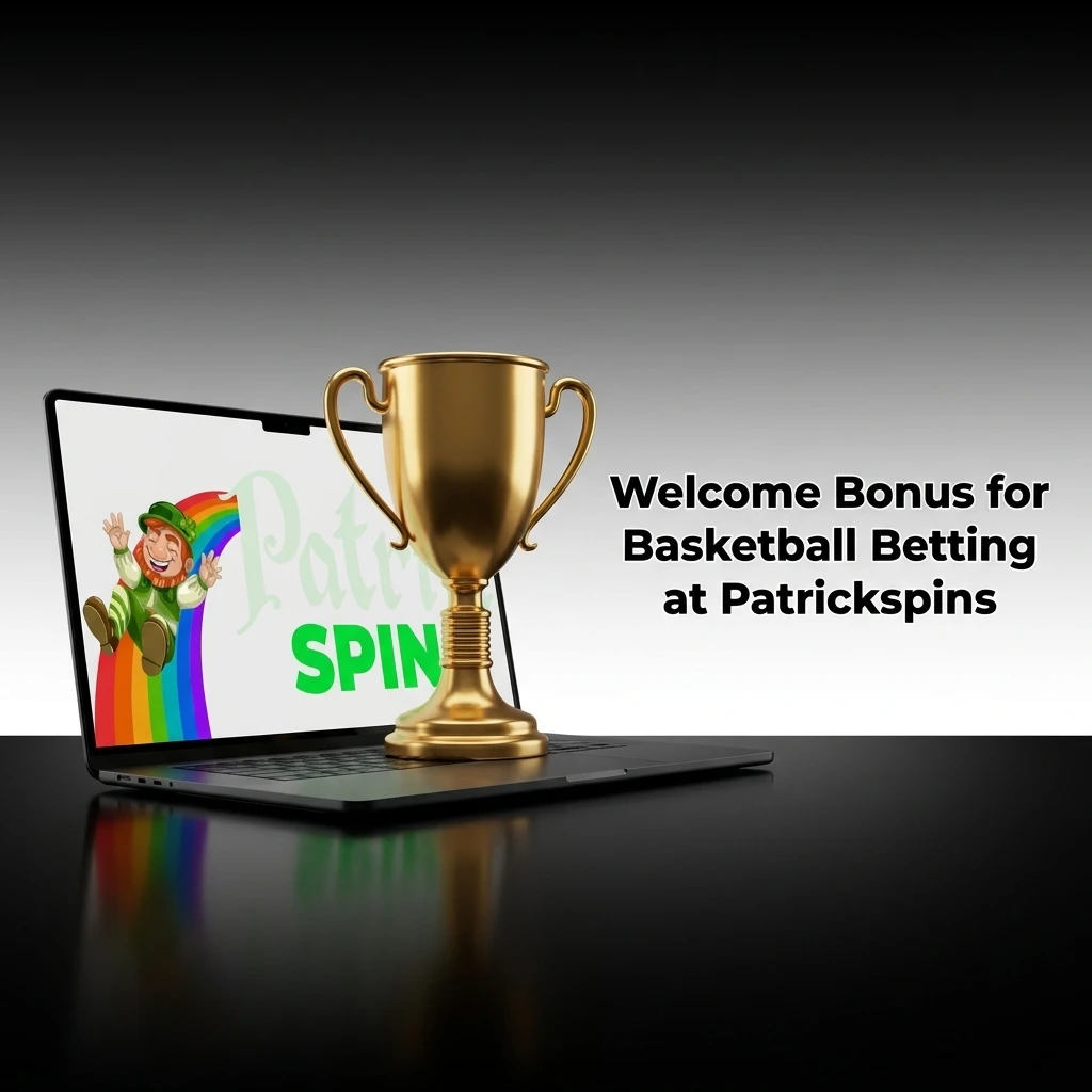 Patrickspins welcome bonus for basketball betting on first deposit with wagering requirements and minimum odds conditions