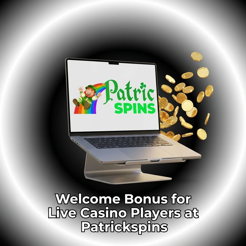 Patrickspins welcome bonus tiers for UK live casino players, offering 200% to 150% matches with x45 wagering requirements