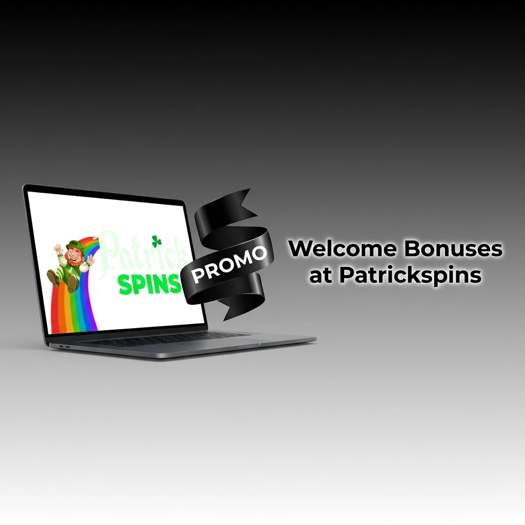 Patrickspins five-tier welcome bonus table showing match percentages from 200% to 150% with x45 wagering requirements for UK players