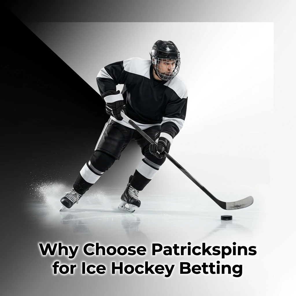 Patrickspins ice hockey betting features including NHL markets, live in-play odds, mobile access and UK licensed platform